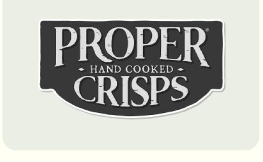 Proper Crisps logo card