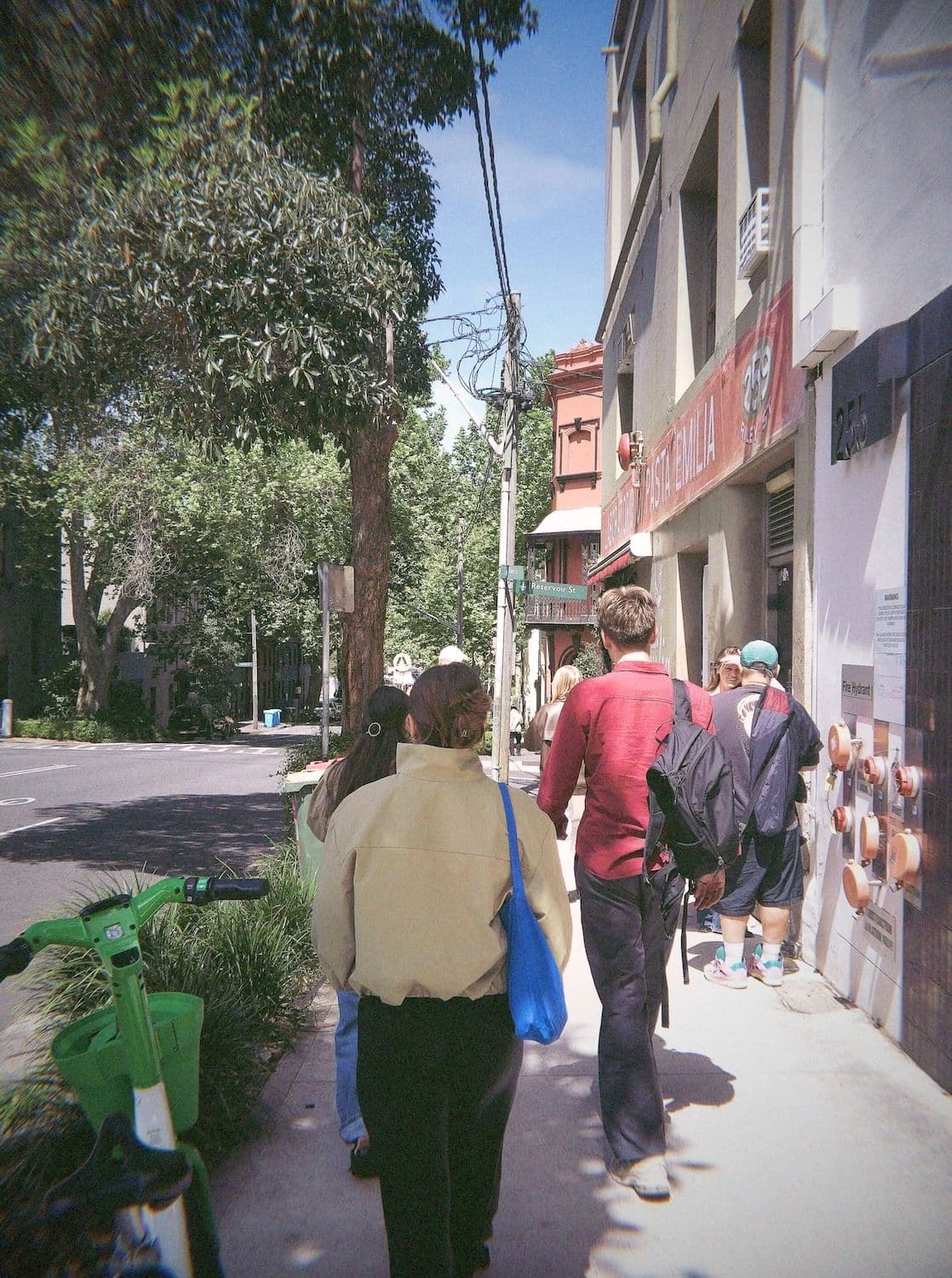 people walking